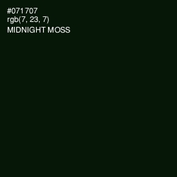 #071707 - Midnight Moss Color Image